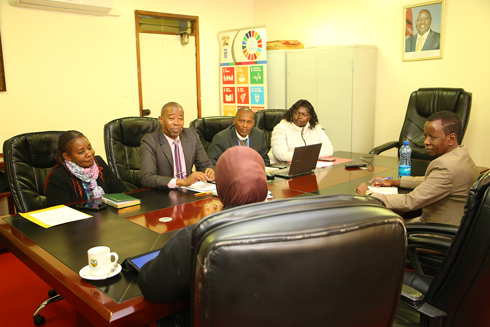 The Human Resource team engages in a lively benchmarking session with Garissa University delegates, exchanging insights on staff management, inclusivity, and governance to strengthen institutional excellence.