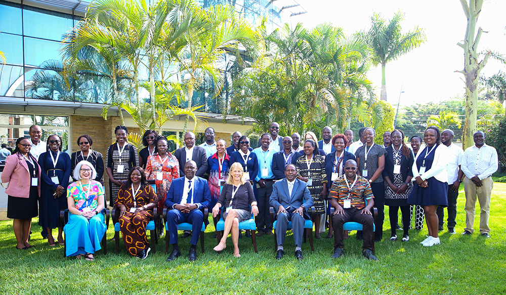  Participants during the 5-day ‘British Academy International Writing Mentorship Workshop’ help at the Boma Hotel, Nairobi.