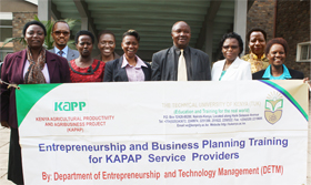 Entrepreneurship and Business Planning Training for KAPAP
