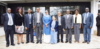 University Council Pays Courtesy Call to Dr. Chandaria