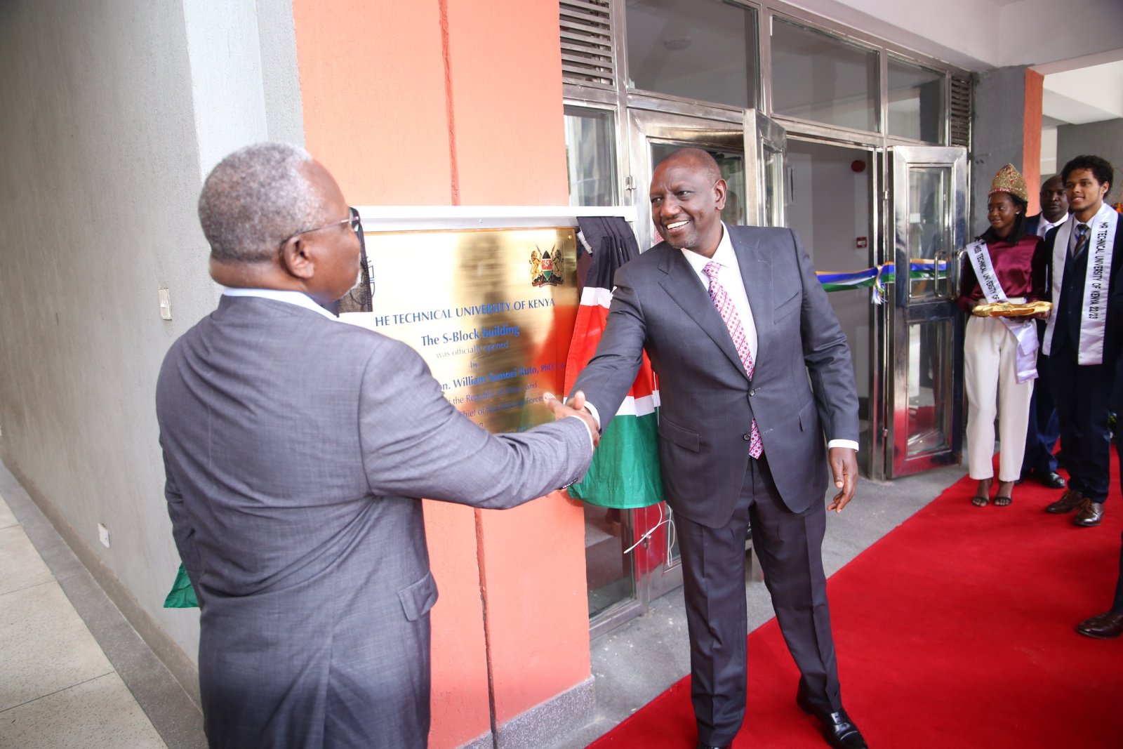 His Excellency Hon. Dr William Samoei Ruto, The President of the Republic of Kenya, visits TU-K