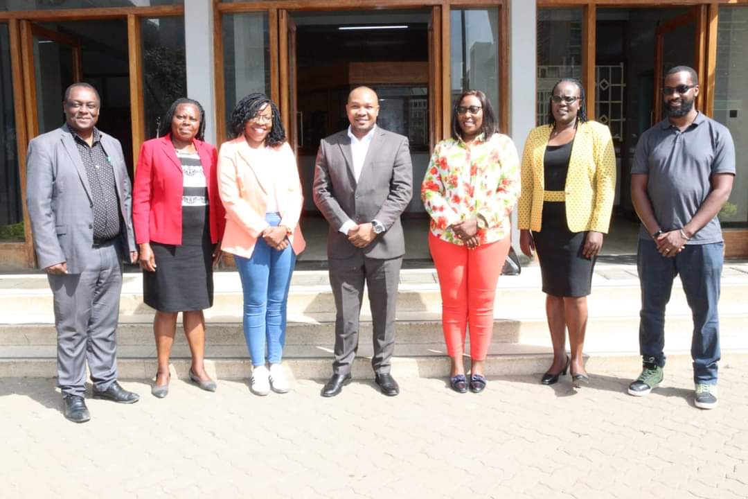 A team from Spiro, under local subsidiary ASMSKL in a group picture with senior members of staff from the univeristy. They were received by DVC-IAE, Prof. Paul Wambua 