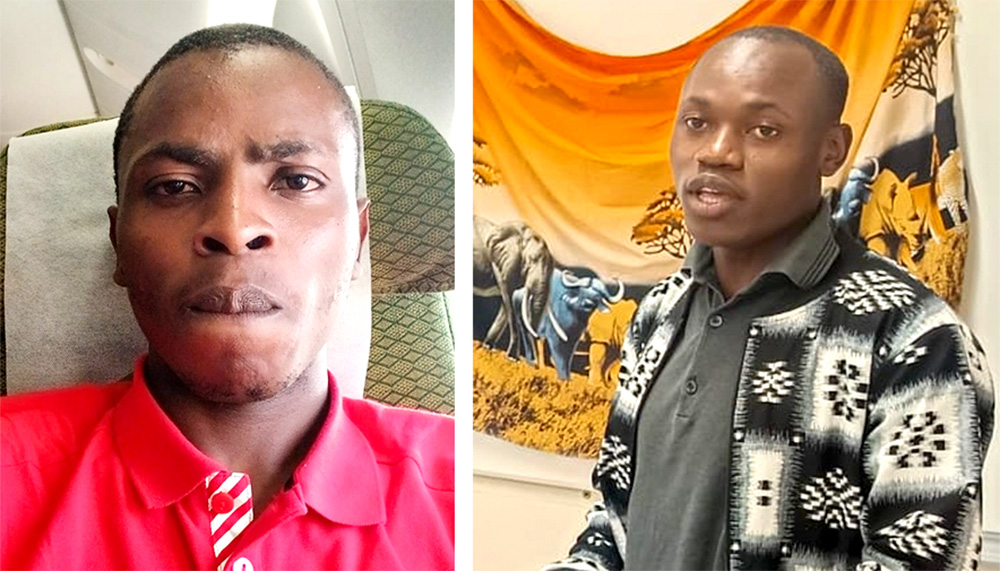 Majimbo Anyangu (left) and Amos Nashisako