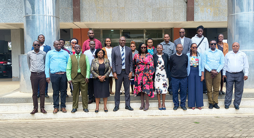 A group picture after the launch of the CarboAI App